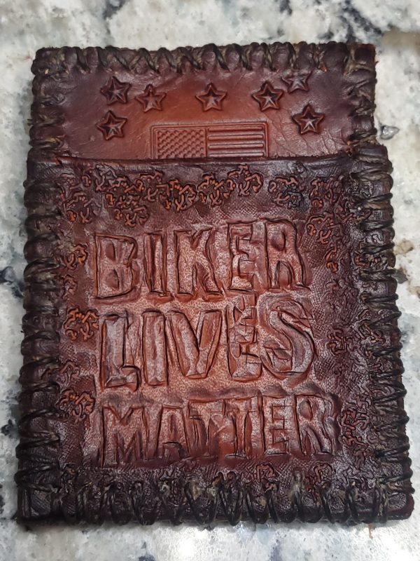 Custom Leather Biker's Money Clip - Image 7