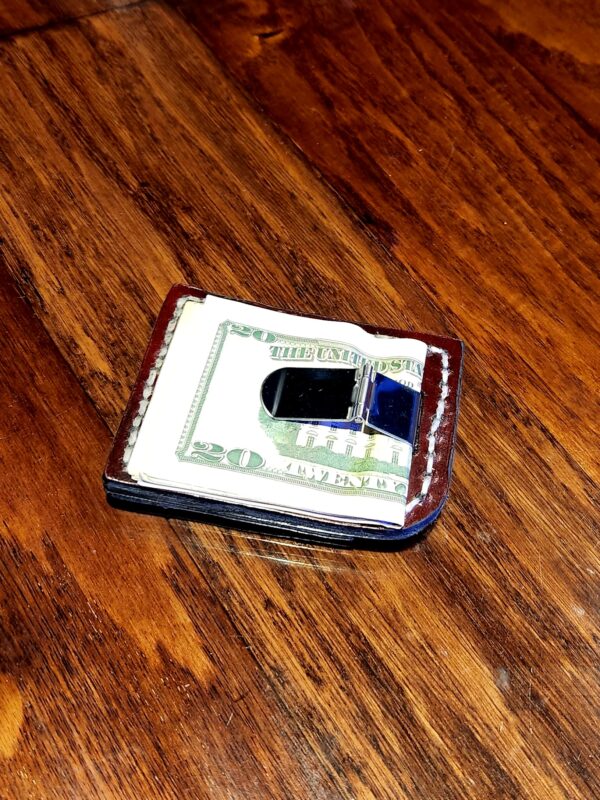 Custom Leather Biker's Money Clip - Image 4