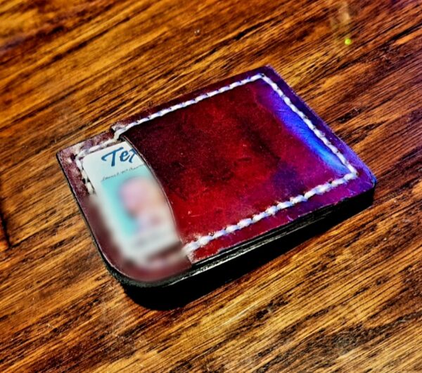 Custom Leather Biker's Money Clip - Image 2