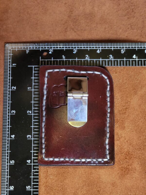 Custom Leather Biker's Money Clip - Image 9