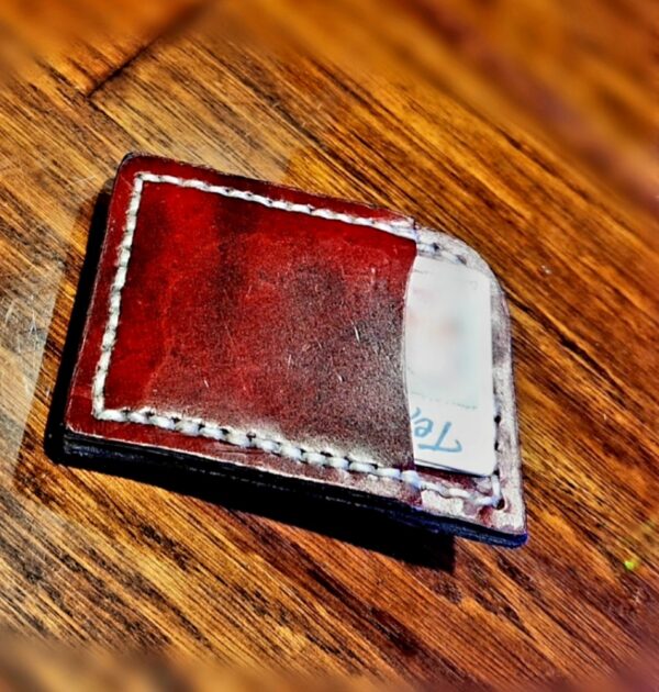 Custom Leather Biker's Money Clip - Image 3