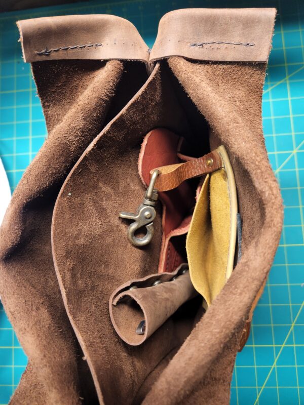 Custom Leather Biker Chick Hip Bag - Image 19