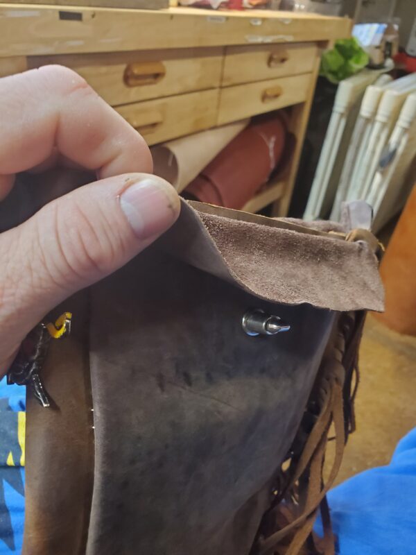 Custom Leather Biker Chick Hip Bag - Image 16