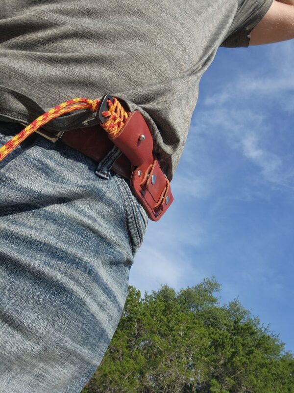"BoJack's" Horizontal Fixed Blade Custom Knife Sheath - Image 7