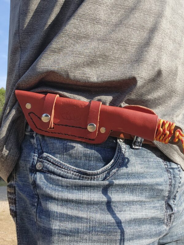 "BoJack's" Horizontal Fixed Blade Custom Knife Sheath - Image 8