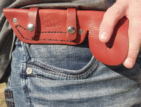"BoJack's" Horizontal Fixed Blade Custom Knife Sheath - Image 10