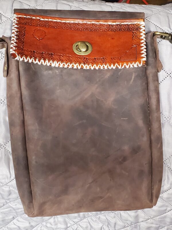 Custom Leather Biker Chick Hip Bag - Image 12