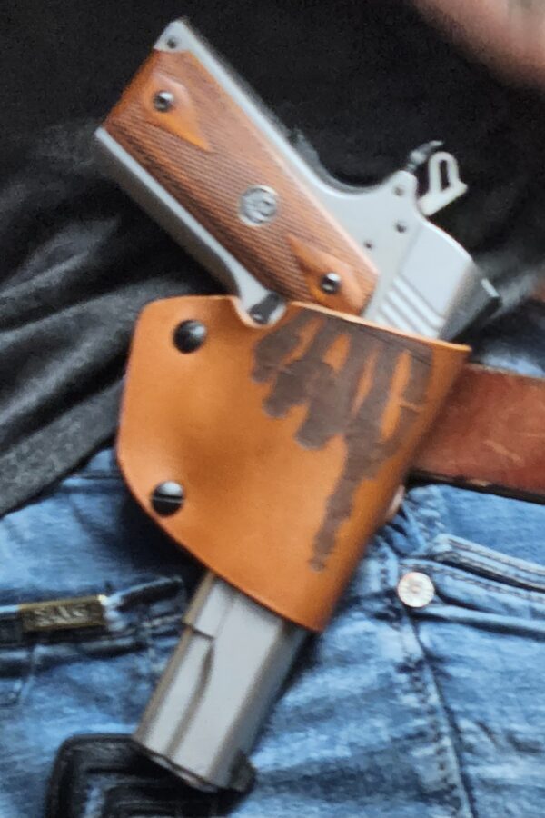 OWB Adjustable Tension "SKINNY" Multi-Size 1911 Holster - Image 3