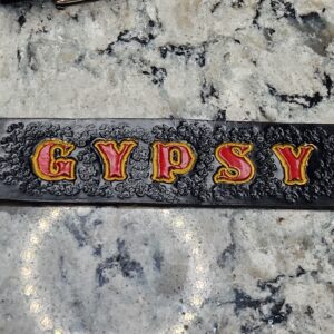 Custom Leather Name Bracelet