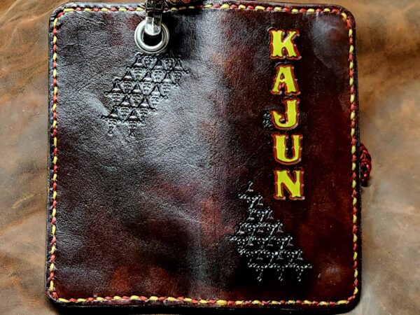 Custom Biker Wallet w/ Snaps and Chain Grommet - Image 5