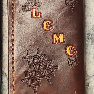 Custom Biker Wallet w/ Snaps and Chain Grommet