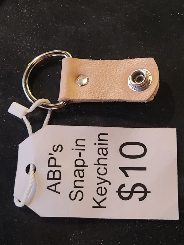 ABP's Snap-in Leather Keychain - Image 12