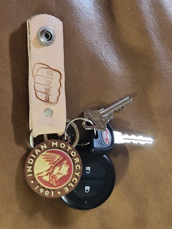 ABP's Snap-in Leather Keychain - Image 11