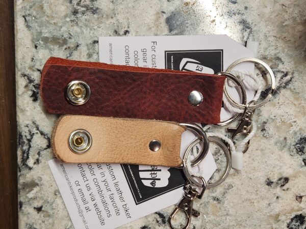 ABP's Snap-in Leather Keychain - Image 16