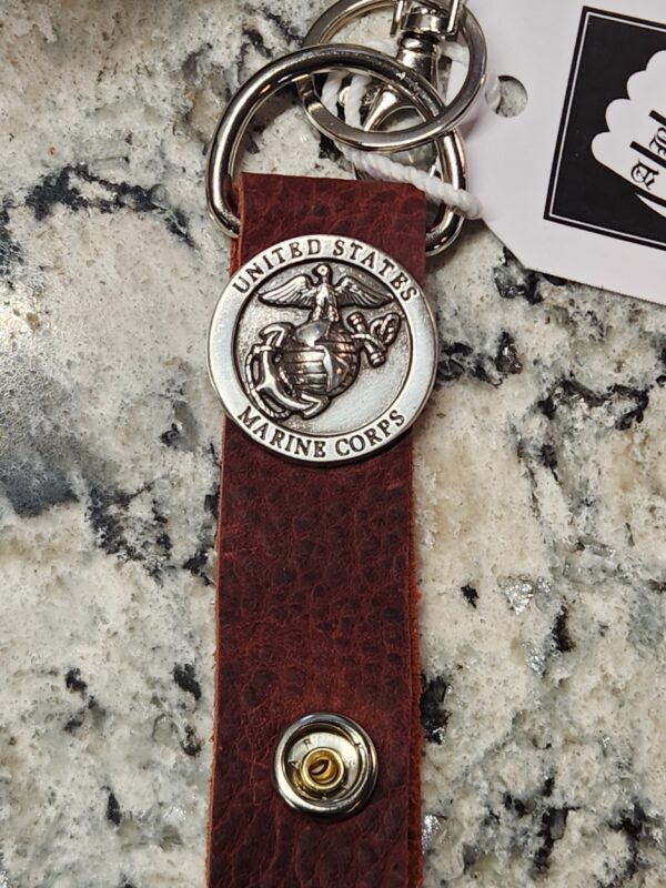 ABP's Snap-in Leather Keychain - Image 3