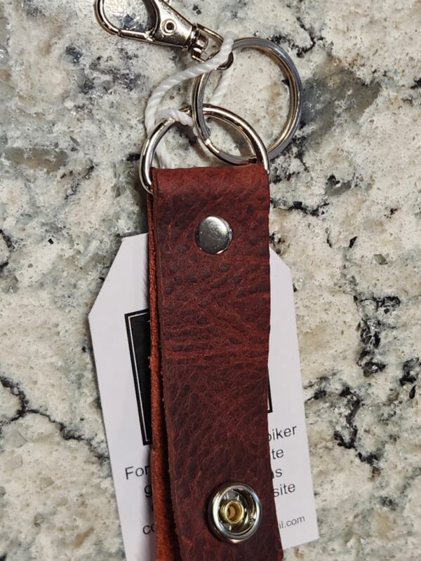 ABP's Snap-in Leather Keychain - Image 4